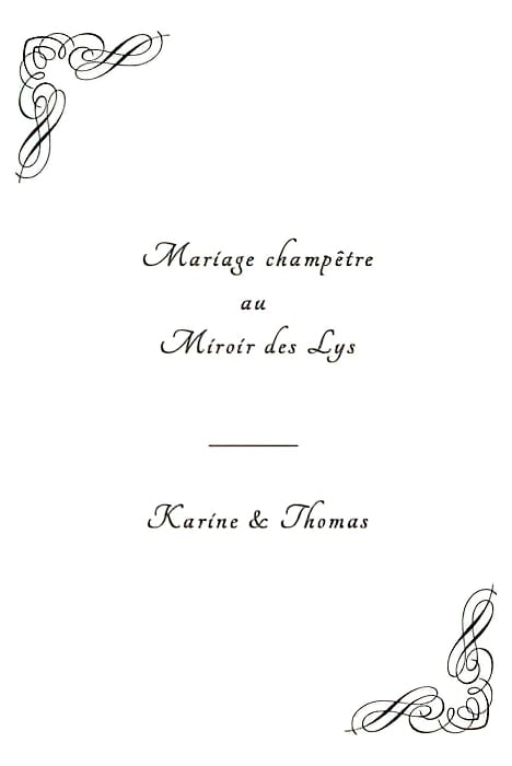 Mariage champêtre au miroir des Lys Haute-Garonne