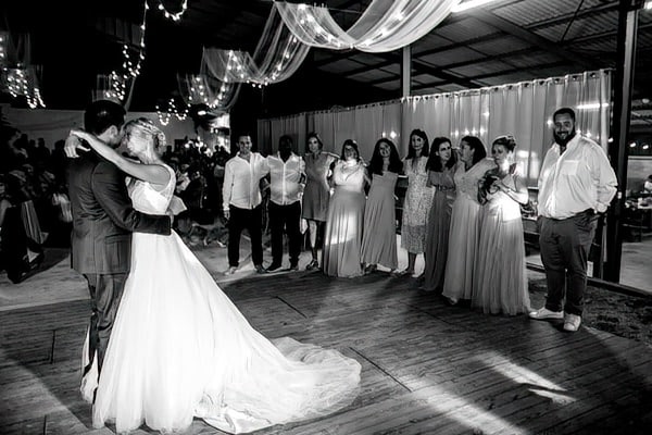 Premiere danse de mariage dans le Tarn