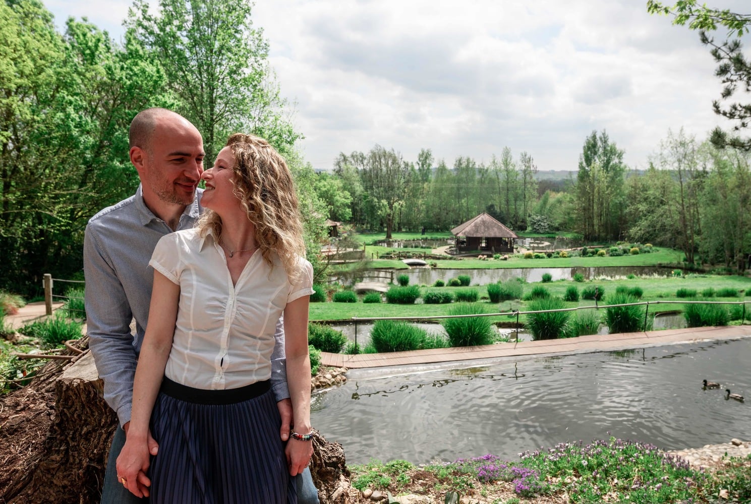 mjphotographers.com Giroussens tarn jardin des martels seance couple