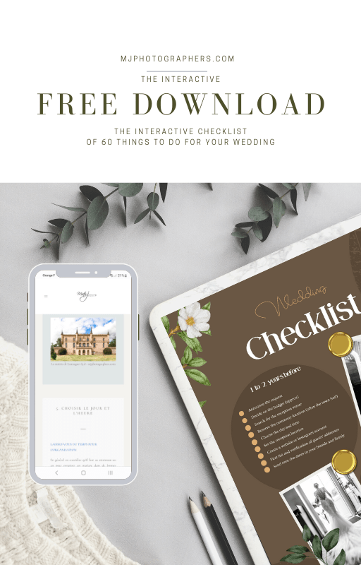 download checklist 60 points wedding planing