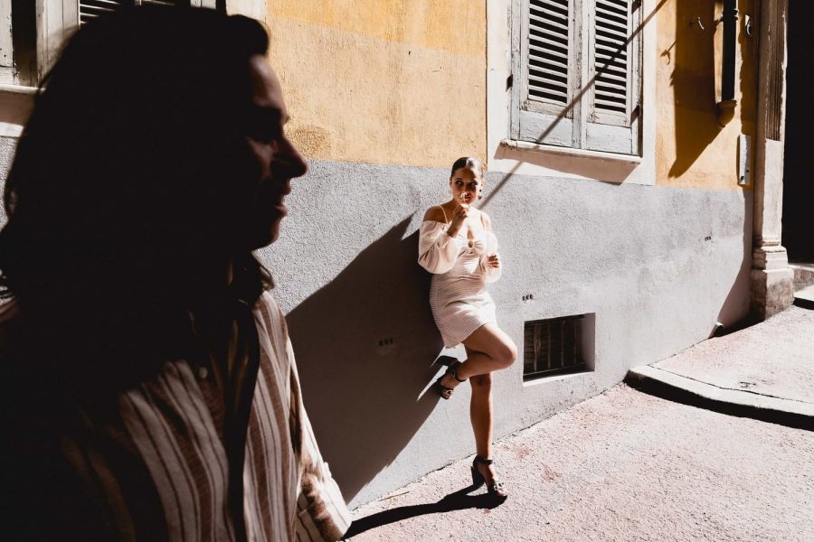 Shooting couple Vieux-Nice photographe mariage